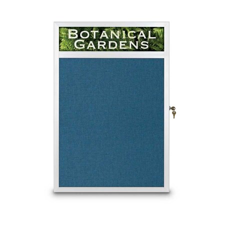 United Visual Products Open Faced Traditional Corkboard, 60x48" UV644A-BLACK-KEYLIME
